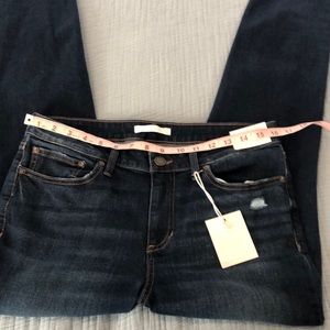 LC Lauren Conrad 14 Skinny  Distressed raw Hem NWT